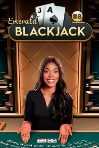 emerald blackjack 18 slot logo